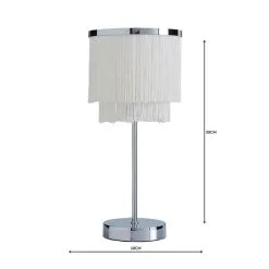 Dunelm Jaz Fringe Ivory Table Lamp -Dunelm Lights Sales 1000158703 alt04
