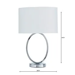 Dunelm Talinn Dual Lit Integrated LED Chrome Table Lamp -Dunelm Lights Sales 1000158715 alt04
