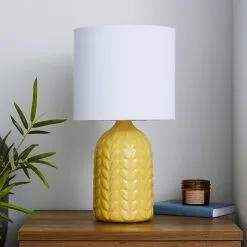 Dunelm Magda Ceramic Table Lamp -Dunelm Lights Sales 1000158718 alt01