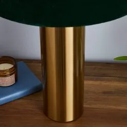 Dunelm Nesa Brushed Gold And Bottle Green Touch Table Lamp 8 Dunelm Nesa Brushed Gold And Bottle Green Touch Table Lamp -Dunelm Lights Sales 1000158728 alt02