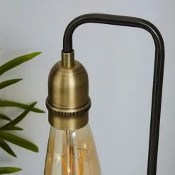 Dunelm Marsden Nickel Industrial Table Lamp And Bulb -Dunelm Lights Sales 1000158732 alt02
