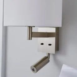 Dunelm Reader Shaded Ivory Wall Light -Dunelm Lights Sales 1000158738 alt03