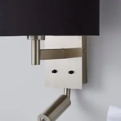 Dunelm Reader Shaded Black Wall Light -Dunelm Lights Sales 1000158739 alt03