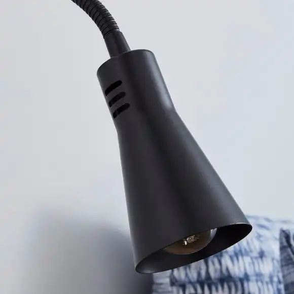 Dunelm Nola Adjustable Easy Fit Plug In Wall Light Black 3 Dunelm Nola Adjustable Easy Fit Plug In Wall Light Black - Image 3