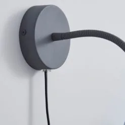 Dunelm Nola Adjustable Easy Fit Plug In Wall Light Grey -Dunelm Lights Sales 1000158741 alt02