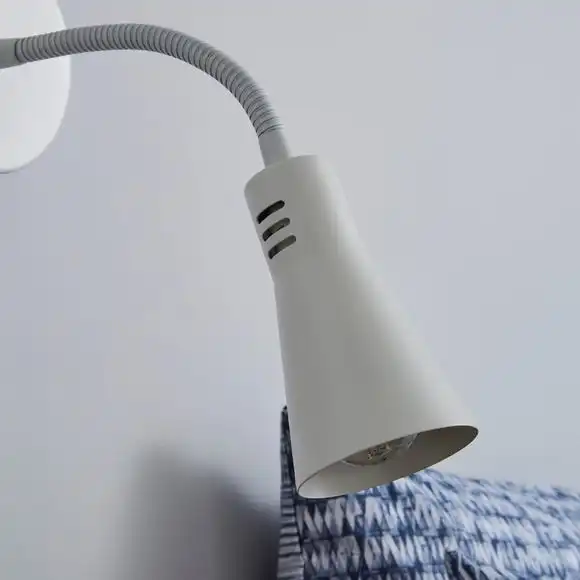 Dunelm Nola Adjustable Easy Fit Plug In Wall Light Ivory 3 Dunelm Nola Adjustable Easy Fit Plug In Wall Light Ivory - Image 3