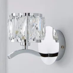 Dunelm Kleio Glass Chrome Wall Light 7 Dunelm Kleio Glass Chrome Wall Light -Dunelm Lights Sales 1000158744 alt01