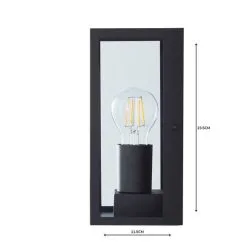 Dunelm London Black Industrial Outdoor Wall Light -Dunelm Lights Sales 1000158746 alt04