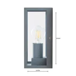 Dunelm London Grey Industrial Outdoor Wall Light -Dunelm Lights Sales 1000158747 alt04