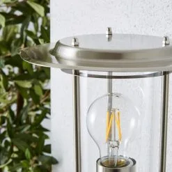 Dunelm Derek PIR Sensor Glass Steel Outdoor Wall Light -Dunelm Lights Sales 1000158750 alt02