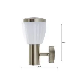 Dunelm Rover LED Frosted Shade Steel Outdoor Wall Light -Dunelm Lights Sales 1000158752 alt04