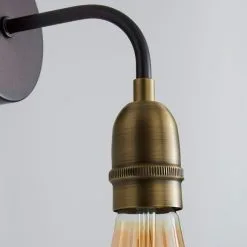 Dunelm Marsden Antique Brass Industrial Wall Light -Dunelm Lights Sales 1000158761 alt03