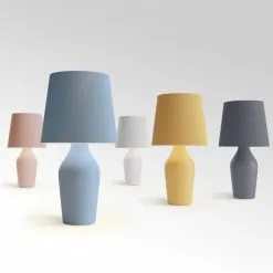 Dunelm Ava Stoneware Ashley Blue Table Lamp -Dunelm Lights Sales 1000163943 alt05