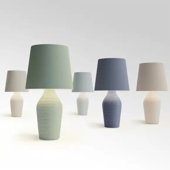 Dunelm Luna Stoneware Sage Green Table Lamp 5 Dunelm Luna Stoneware Sage Green Table Lamp - Image 5