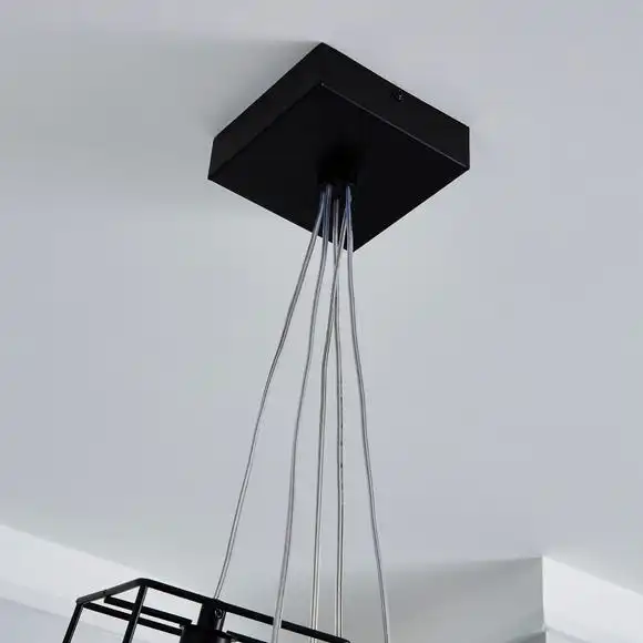 Dunelm Elena 5 Light Glass Ceiling Fitting 4 Dunelm Elena 5 Light Glass Ceiling Fitting - Image 4