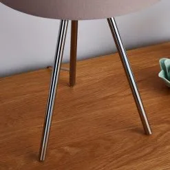 Dunelm Nora Tripod Table Lamp Chrome 9 Dunelm Nora Tripod Table Lamp Chrome -Dunelm Lights Sales 1000165058 alt03