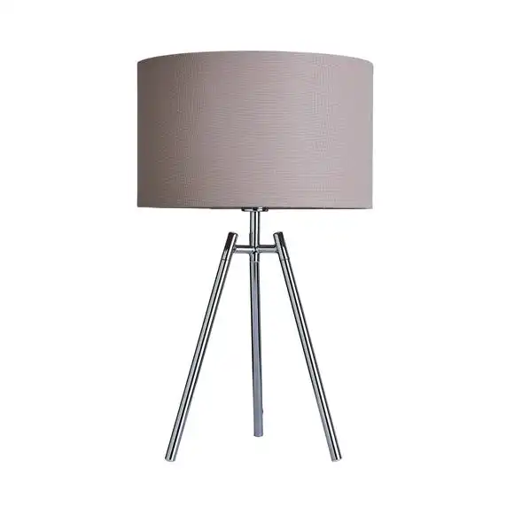Dunelm Nora Tripod Table Lamp Chrome 5 Dunelm Nora Tripod Table Lamp Chrome - Image 5