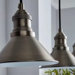 Dunelm Ellis 3 Light Mesh Ceiling Fitting Black -Dunelm Lights Sales 1000165069 alt02