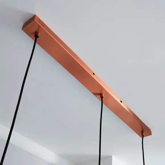 Dunelm Hunter 3 Light Glass Diner Bar Ceiling Fitting 4 Dunelm Hunter 3 Light Glass Diner Bar Ceiling Fitting - Image 4