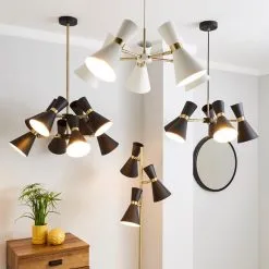 Dunelm Archie Black 5 Light Ceiling Fitting -Dunelm Lights Sales 1000166686 alt05