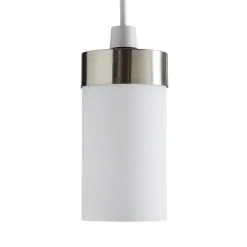 Dunelm Ferris Satin Nickel Easy Fit Pendant -Dunelm Lights Sales 1000169151 alt04