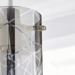 Dunelm Grayson Smoked Glass Easy Fit Pendant -Dunelm Lights Sales 1000169160 alt02