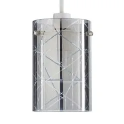 Dunelm Grayson Smoked Glass Easy Fit Pendant -Dunelm Lights Sales 1000169160 alt04