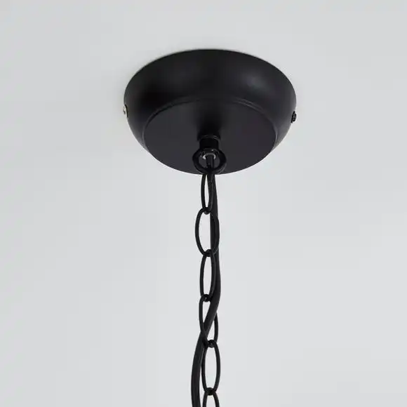 Dunelm Hurricane Matt Black 3 Light Pendant Ceiling Fitting 4 Dunelm Hurricane Matt Black 3 Light Pendant Ceiling Fitting - Image 4