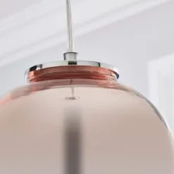 Dunelm Seychelles Blush Pink Pendant Ceiling Fitting -Dunelm Lights Sales 1000169232 alt02