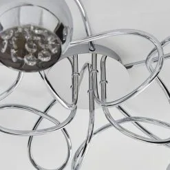 Dunelm Seychelles Smoked 5 Light Flush Ceiling Fitting -Dunelm Lights Sales 1000169234 alt03