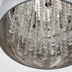 Dunelm Seychelles Smoked Flush Ceiling Fitting -Dunelm Lights Sales 1000169235 alt02