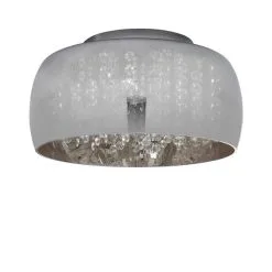 Dunelm Seychelles Smoked Flush Ceiling Fitting -Dunelm Lights Sales 1000169235 alt04