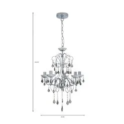 Dunelm Sophy 5 Light Chandelier 11 Dunelm Sophy 5 Light Chandelier -Dunelm Lights Sales 1000169240 alt07