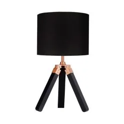 Dunelm Trio Tripod Black And Copper Table Lamp -Dunelm Lights Sales 1000169252 alt04
