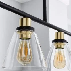 Dunelm Warren 4 Light Glass Bar Fitting -Dunelm Lights Sales 1000169260 alt02