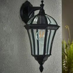 Vogue Lighting Vogue Drayton Outdoor Wall Light Black -Dunelm Lights Sales 1000169426 alt02