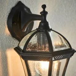 Vogue Lighting Vogue Drayton Outdoor Wall Light Black -Dunelm Lights Sales 1000169426 alt03