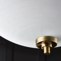 Vogue Lighting Vogue Welles 3 Light Flush Ceiling Fitting Brass -Dunelm Lights Sales 1000169432 alt03