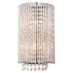 Vogue Lighting Vogue Galina Crystal Wall Light Chrome -Dunelm Lights Sales 1000169441 alt01
