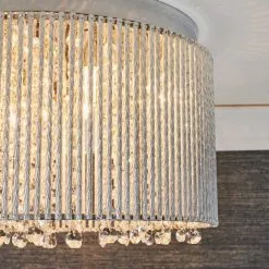 Vogue Lighting Vogue Galina 10 Light Crystal Flush Fitting Chrome -Dunelm Lights Sales 1000169443 alt04