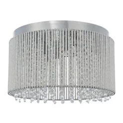 Vogue Lighting Vogue Galina 10 Light Crystal Flush Fitting Chrome -Dunelm Lights Sales 1000169443 alt05