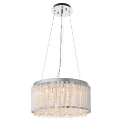Vogue Lighting Vogue Galina 12 Light Crystal Ceiling Fitting Chrome -Dunelm Lights Sales 1000169444 alt01