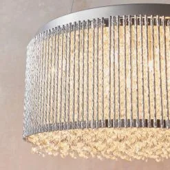 Vogue Lighting Vogue Galina 12 Light Crystal Ceiling Fitting Chrome -Dunelm Lights Sales 1000169444 alt03