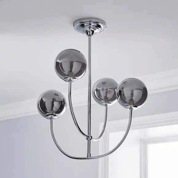 Dunelm Gigi Chrome Ceiling Fitting 2 Dunelm Gigi Chrome Ceiling Fitting - Image 2