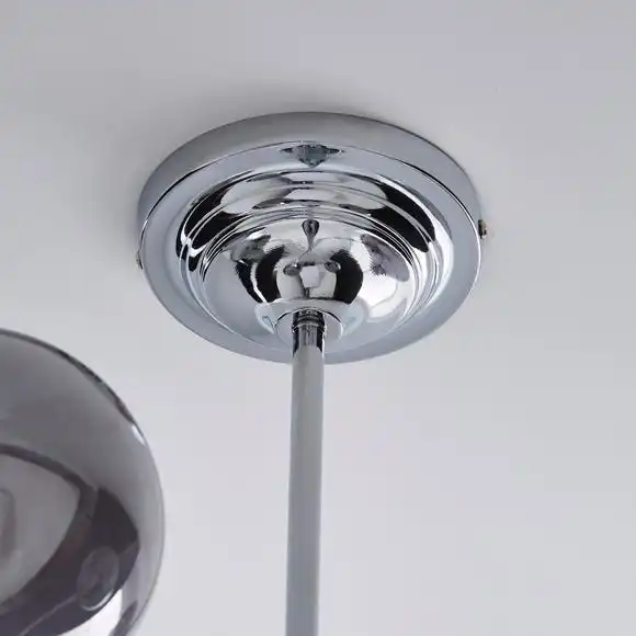 Dunelm Gigi Chrome Ceiling Fitting 4 Dunelm Gigi Chrome Ceiling Fitting - Image 4