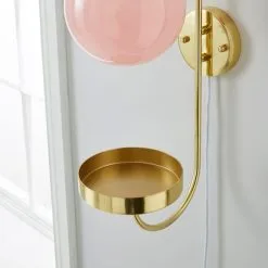 Dunelm Gigi Easy Fit Plug In Pink Wall Light -Dunelm Lights Sales 1000180653 alt03