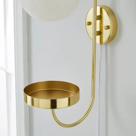 Dunelm Gigi Easy Fit Plug In White Wall Light 4 Dunelm Gigi Easy Fit Plug In White Wall Light - Image 4