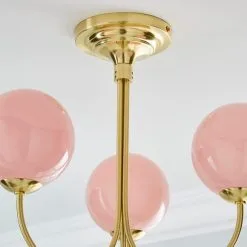 Dunelm Gigi Semi Flush Pink Ceiling Fitting 8 Dunelm Gigi Semi Flush Pink Ceiling Fitting -Dunelm Lights Sales 1000180655 alt02