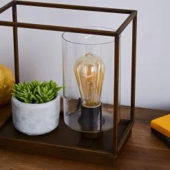 Dunelm London Shelf Table Lamp Bronze Industrial -Dunelm Lights Sales 1000180656 alt02