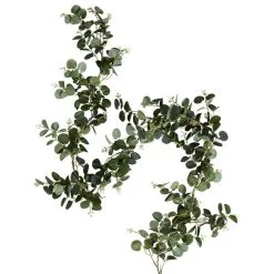 Dunelm Eucalyptus Green Lit Garland -Dunelm Lights Sales 1000180661 alt05